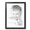 ArtToFrames 17x23" Matted Picture Frame with 13x19" Single Mat Photo Opening Framed in 1.25" Black and 2" Mat (FWM-4083-17x23)